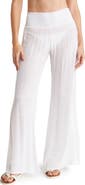 Elan Crochet Panel Cover-Up Pants