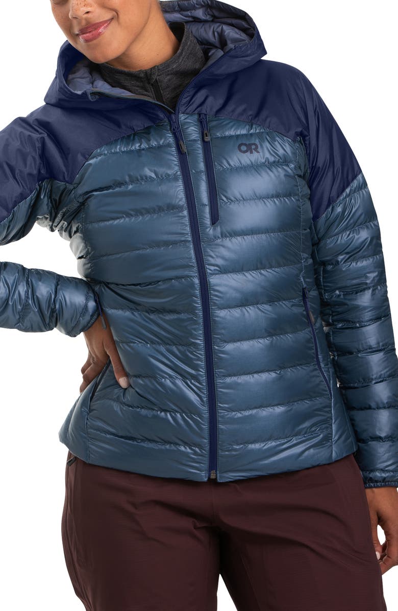 Outdoor Research Helium 800 Fill Power Water Resistant Down Jacket, Main, color, 
