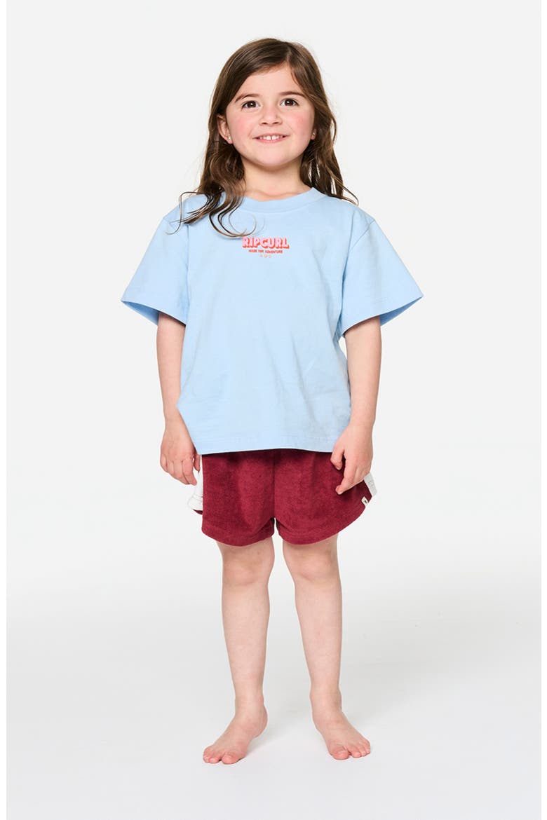 Kids' The Road Graphic Cotton T-Shirt, Alternate, color, SKY BLUE