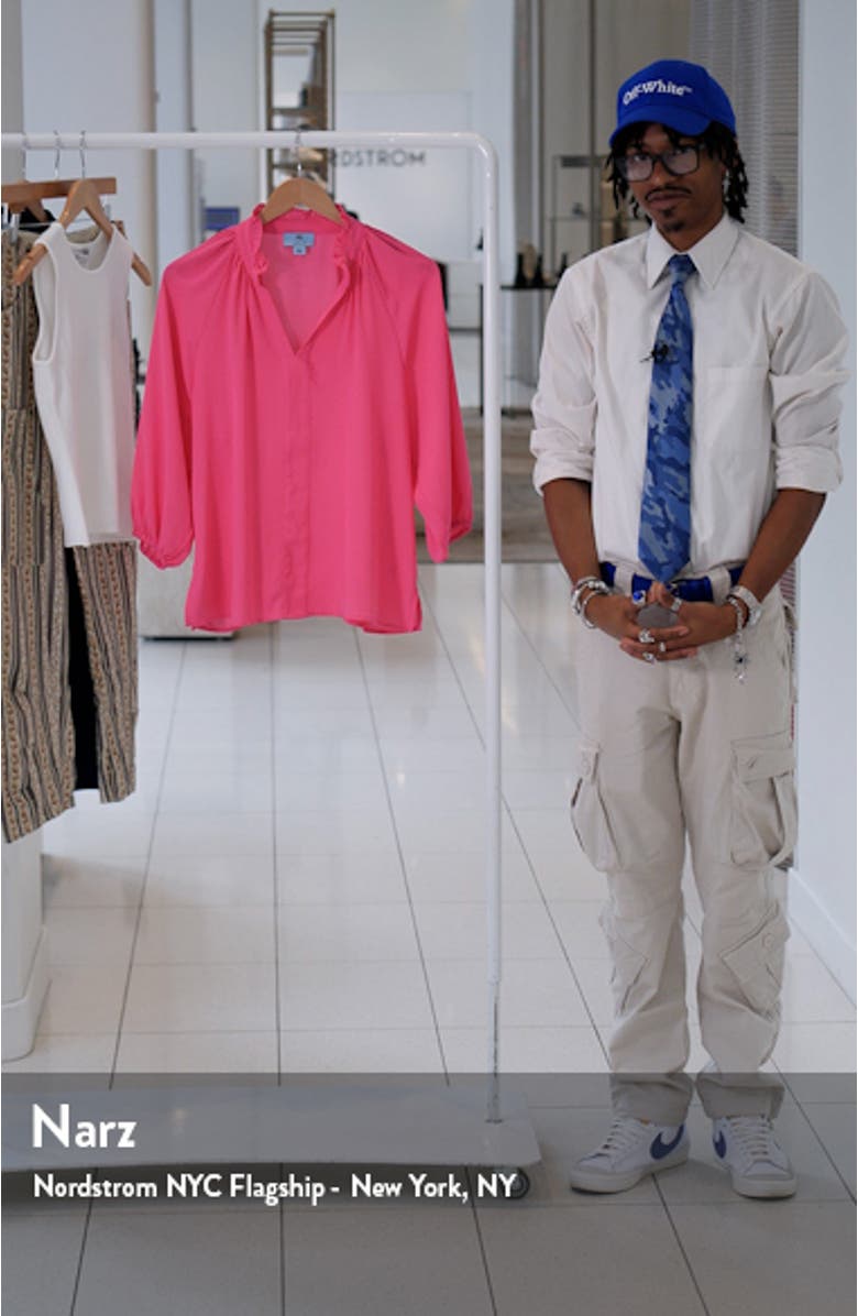 Raglan Sleeve Popover Top, sales video thumbnail