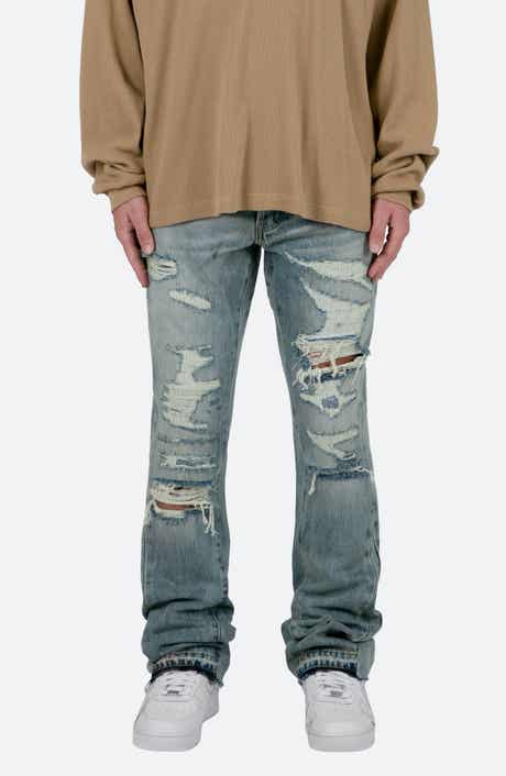 Distressed Flared Jeans