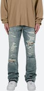 mnml Distressed Flared Jeans