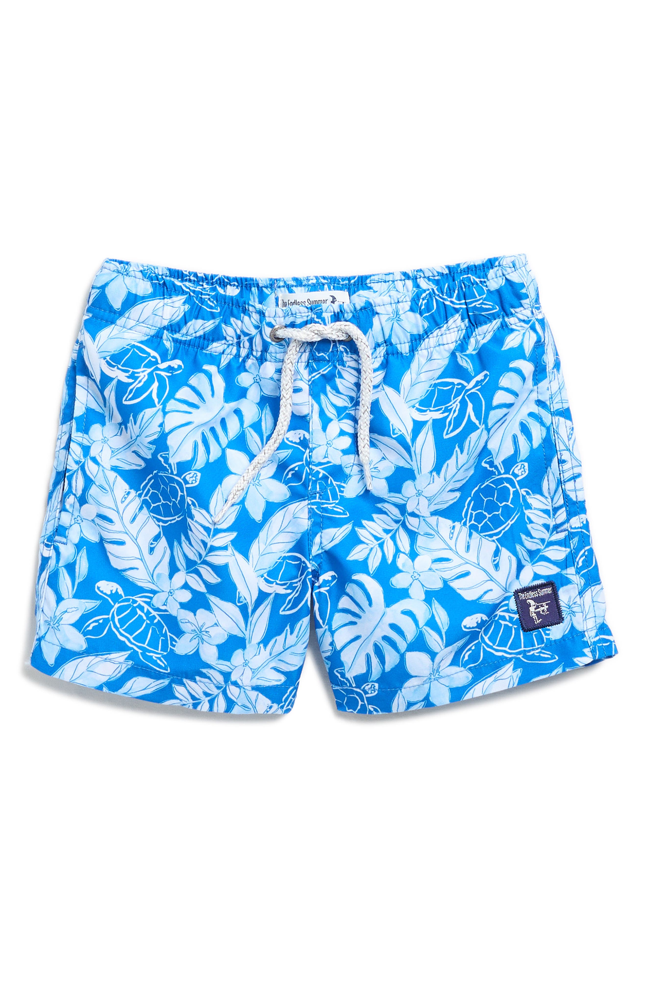 THE ENDLESS SUMMER Kids' Turtles Volley Swim Trunks