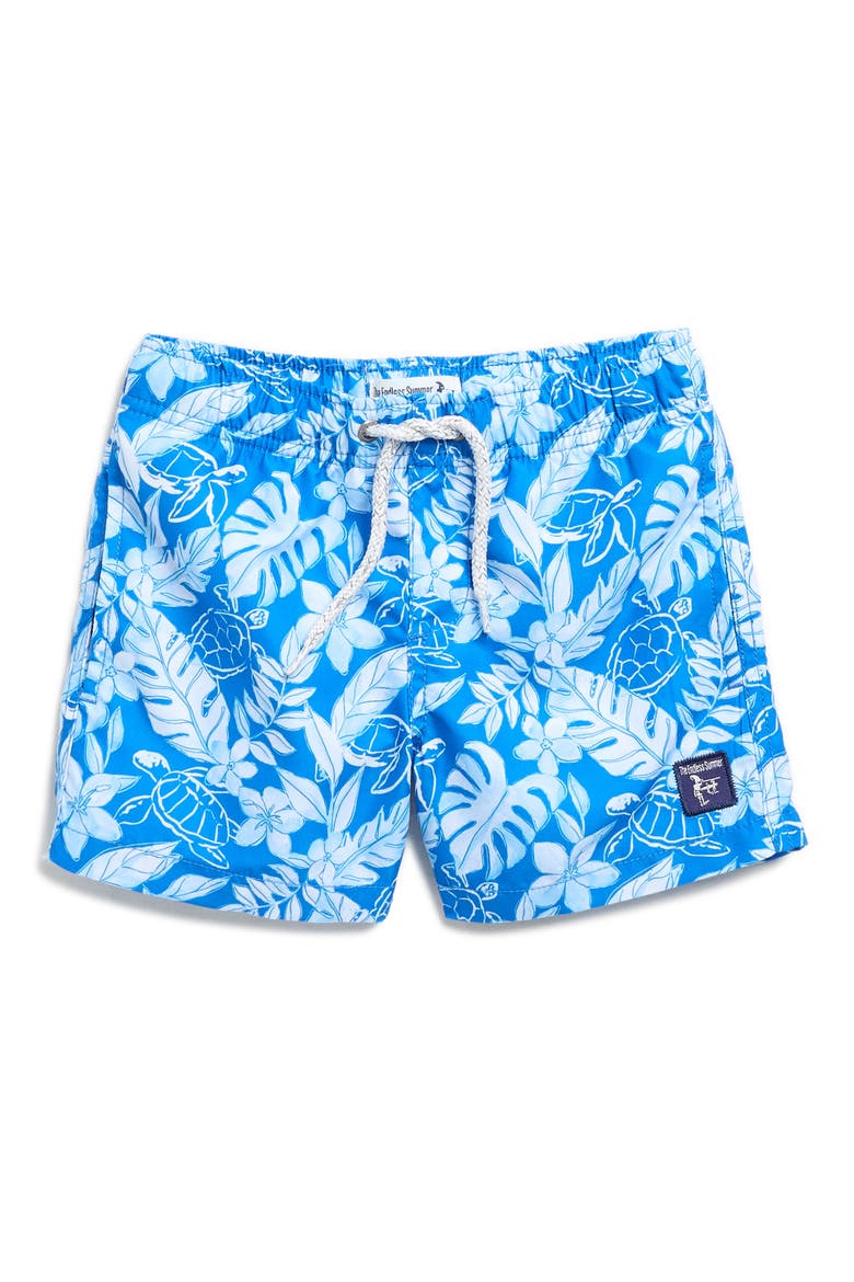 Kids' Turtles Volley Swim Trunks, Main, color, BLUE