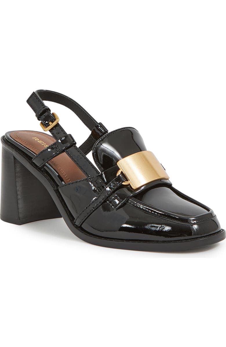 Reiss Laura Slingback Loafer Pump, Main, color, Black