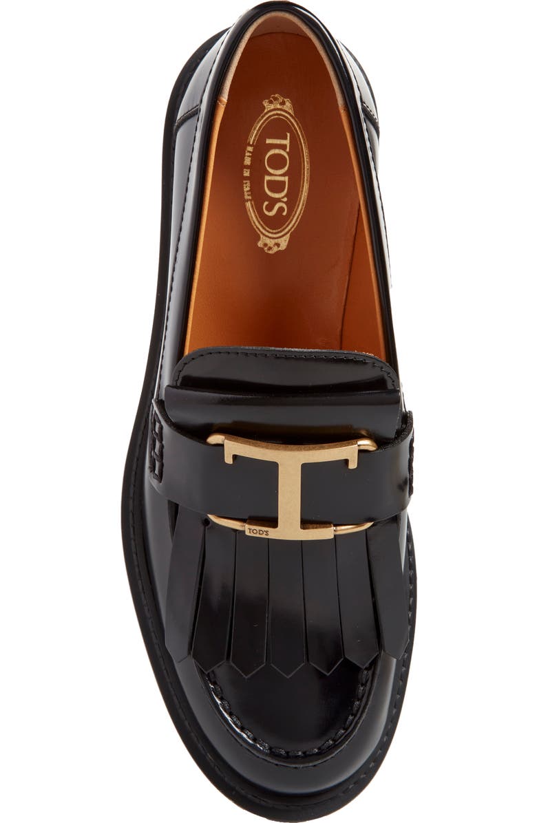 Tod's Buckle Kiltie Loafer, Alternate, color,