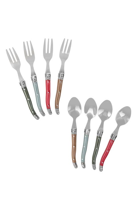 8-Piece Laguiole Spoons & Forks Set