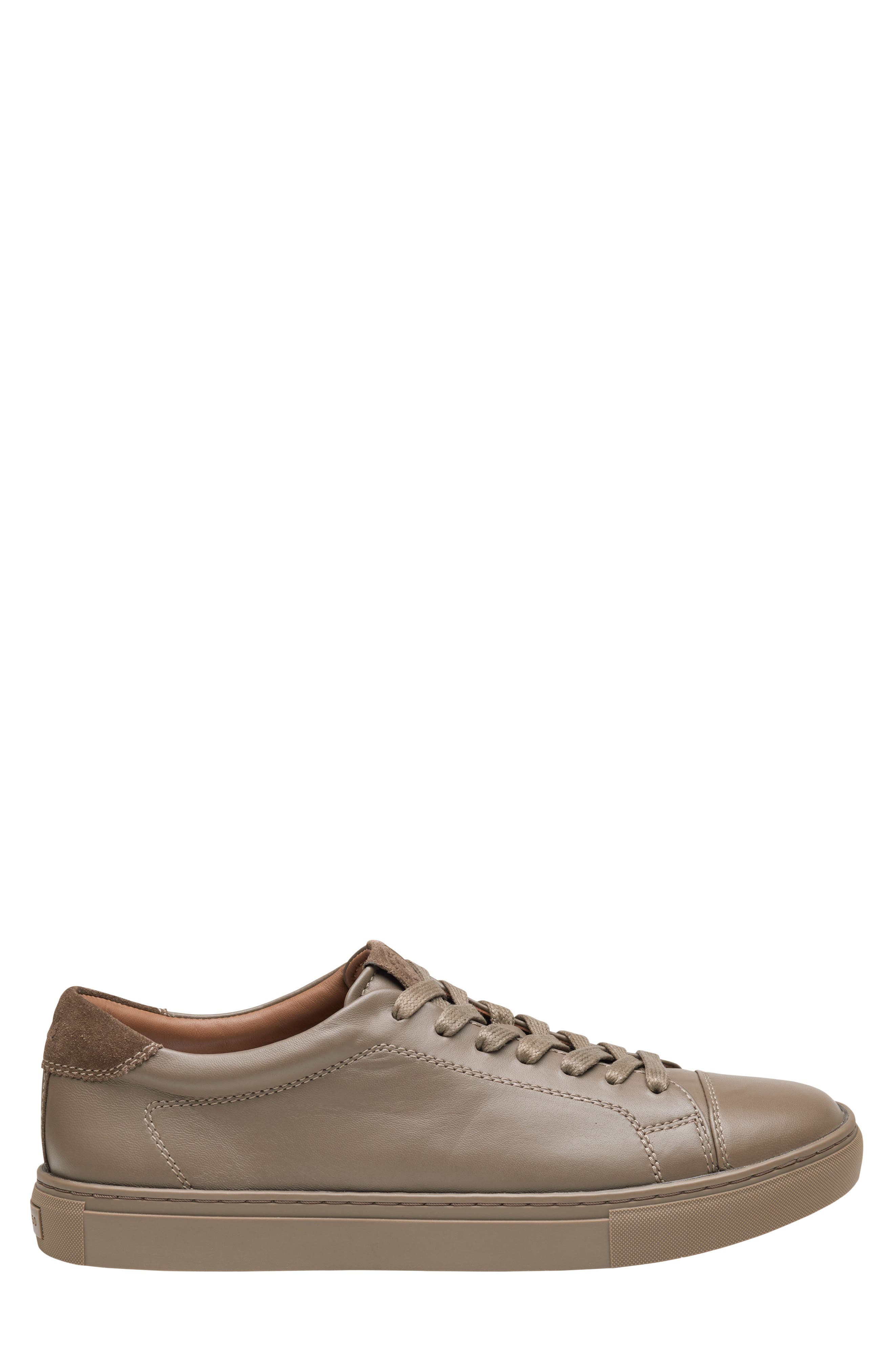 Luther Leather Sneaker, Alternate, color, TAUPE ITALIAN NAPPA LEATHER