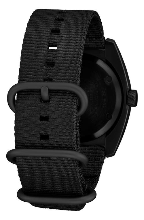 Nixon Clutch Webbing Strap Watch, 42mm In Black