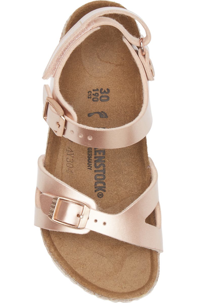 Birkenstock Kids' Rio Sandal, Alternate, color, Brown