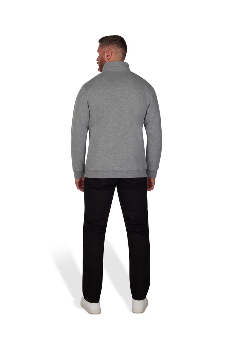 Jersey Quarter Zip Sweat, Alternate, color, Grey Marl