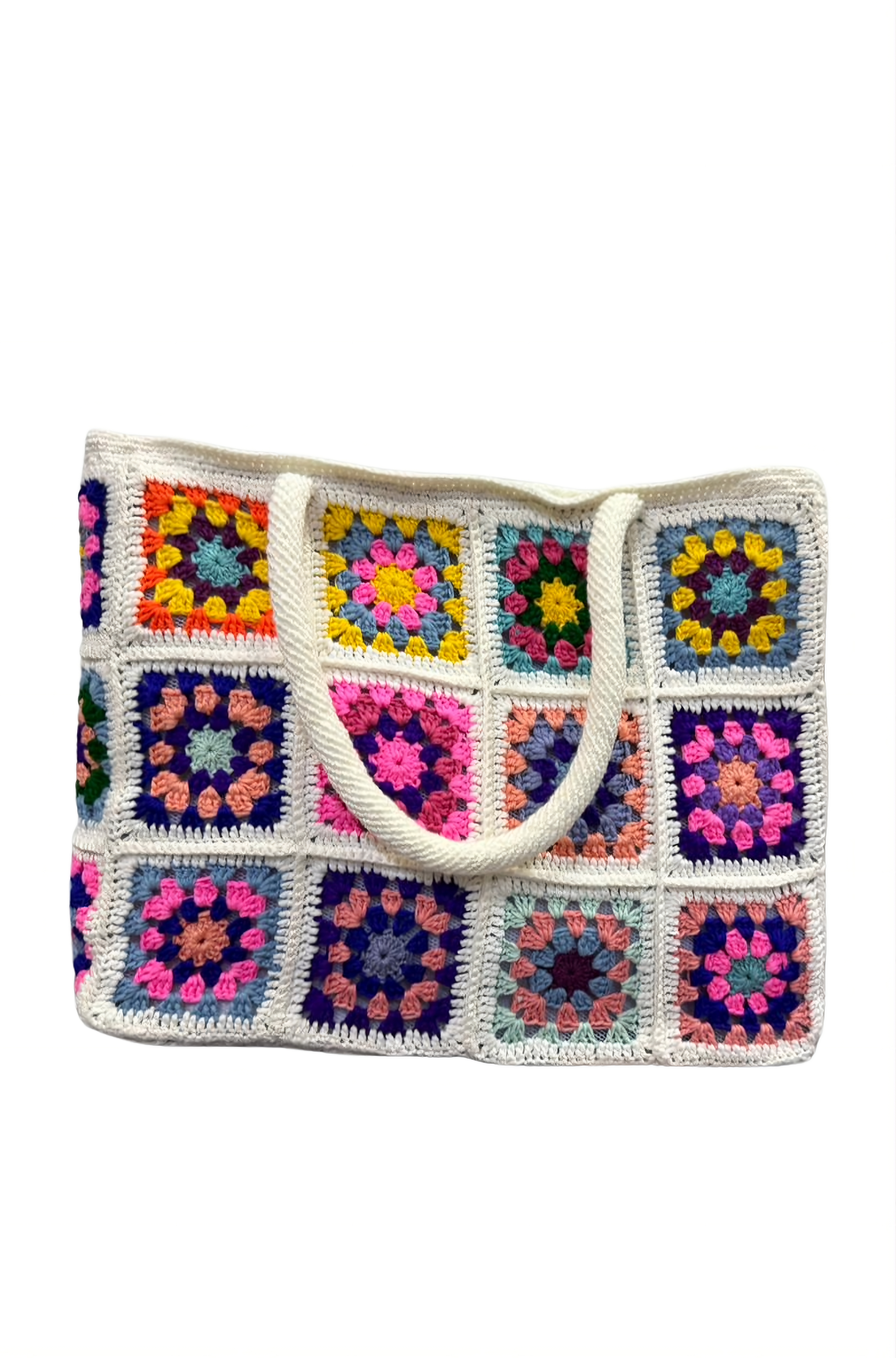 Solomon & Sage Classic Handmade Shoulder Crochet Bag, Alternate, color, Multi Color