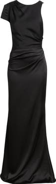 Sonya Moda Crista Open Back Satin Mermaid Gown