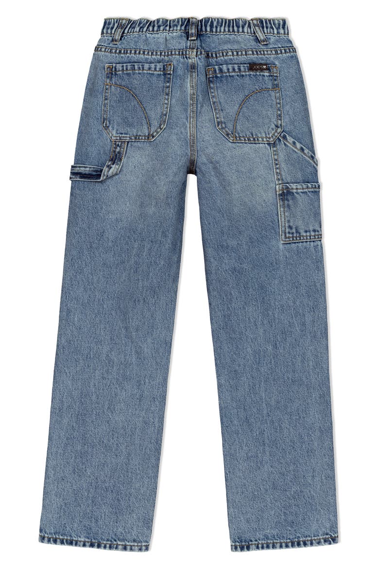 Kids' Rebel Relaxed Straight Leg Jeans, Alternate, color, MED WASH