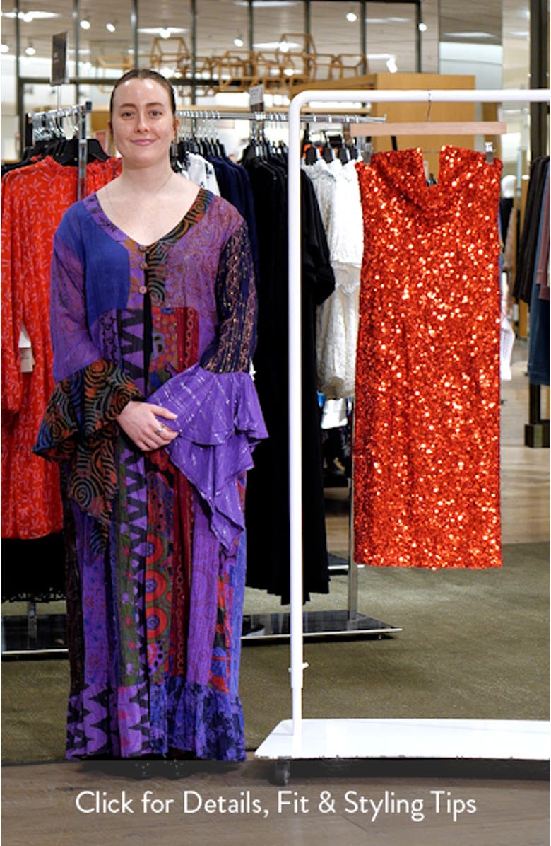 Perla Strapless Sequin Cocktail Dress, sales video thumbnail