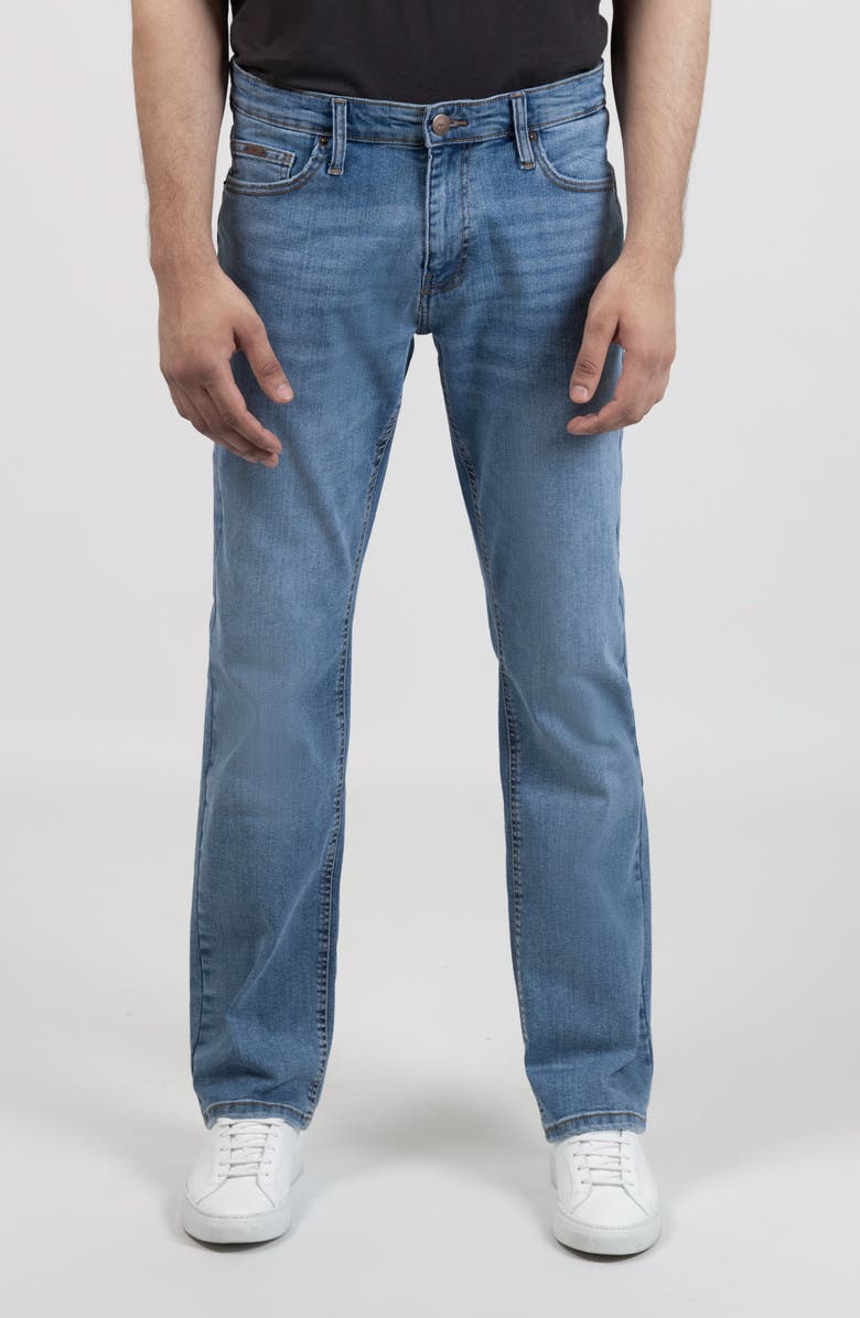 BRISK Ultra Light Wash Jeans, Main, color, Straight Fit