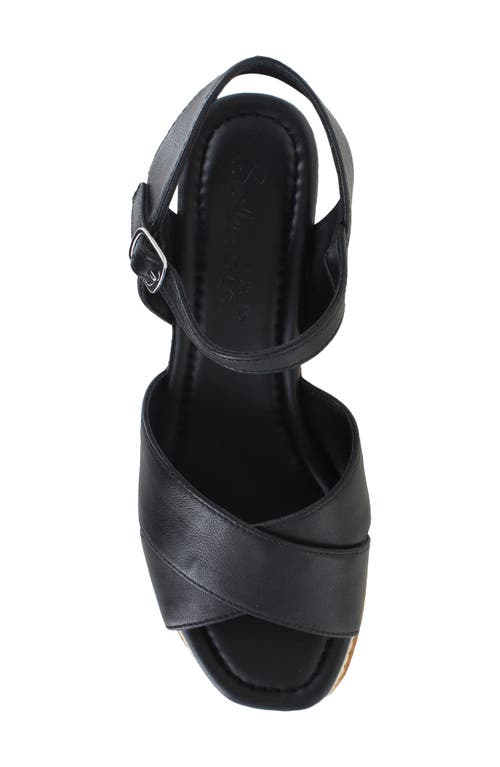 Splendid Women's Danny Ankle Strap Espadrille Platform Wedge Sandals In Black