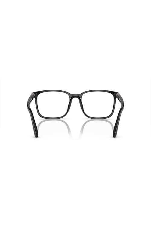 Polo Ralph Lauren 53mm Square Optical Glasses In Black