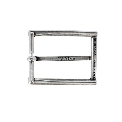 Trafalgar 35mm Italian Simply Classic Rectangular Solid Brass Harness Belt Buckle