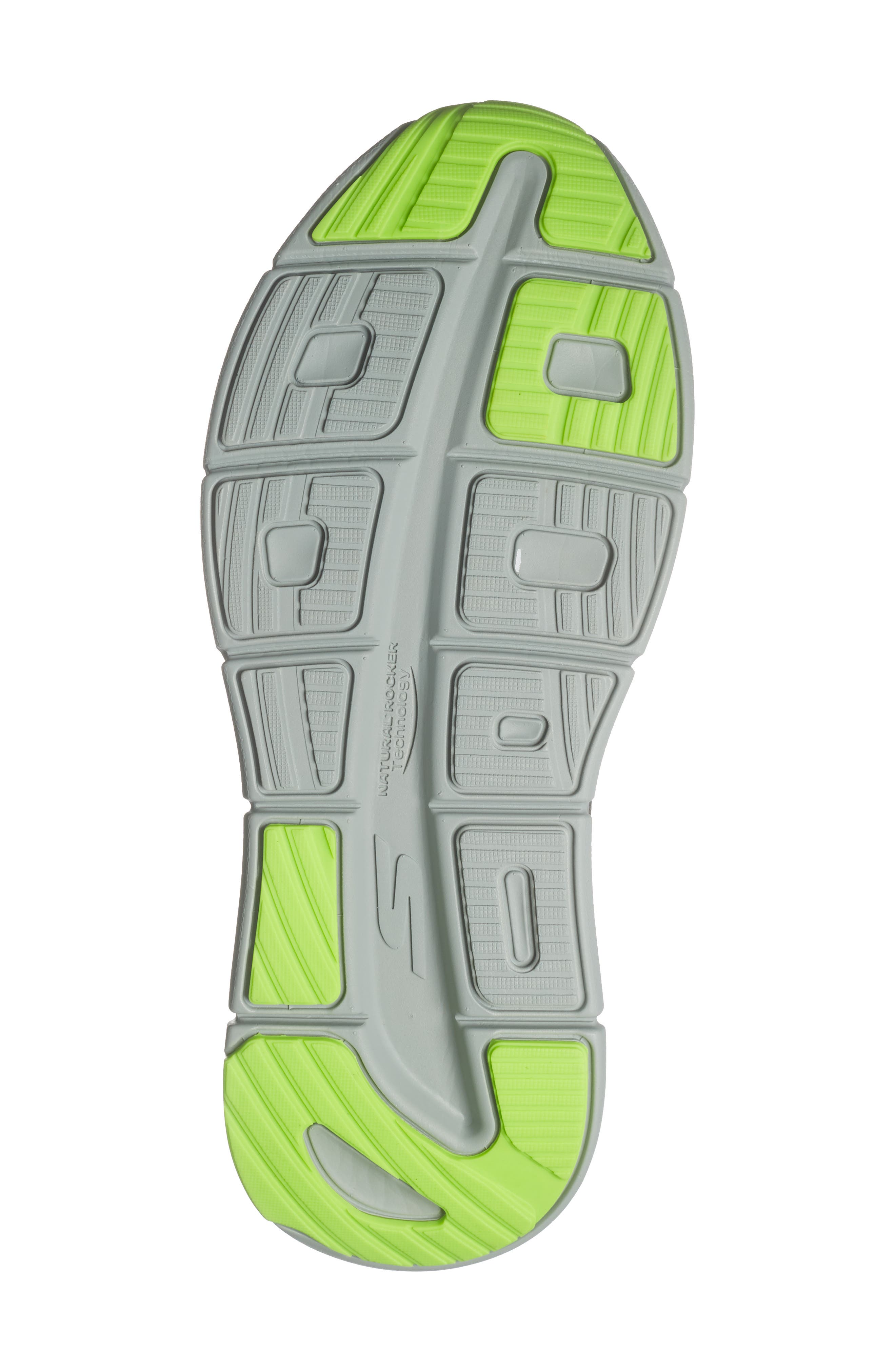 SKECHERS Max Cushioning Premier 2.0 - Vantage Running Shoe, Alternate, color, Grey/ Lime