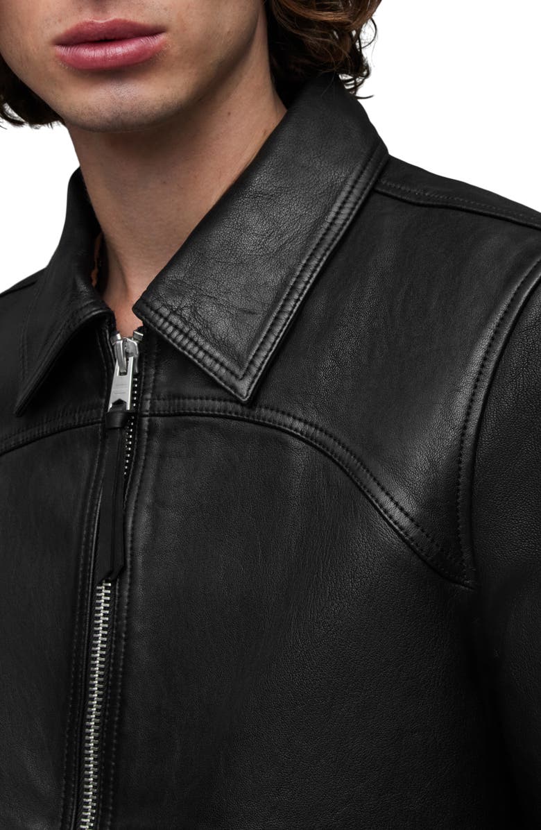 AllSaints Jun Leather Jacket, Alternate, color, 