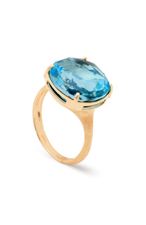 Jaipur Semiprecious Stone Cocktail Ring