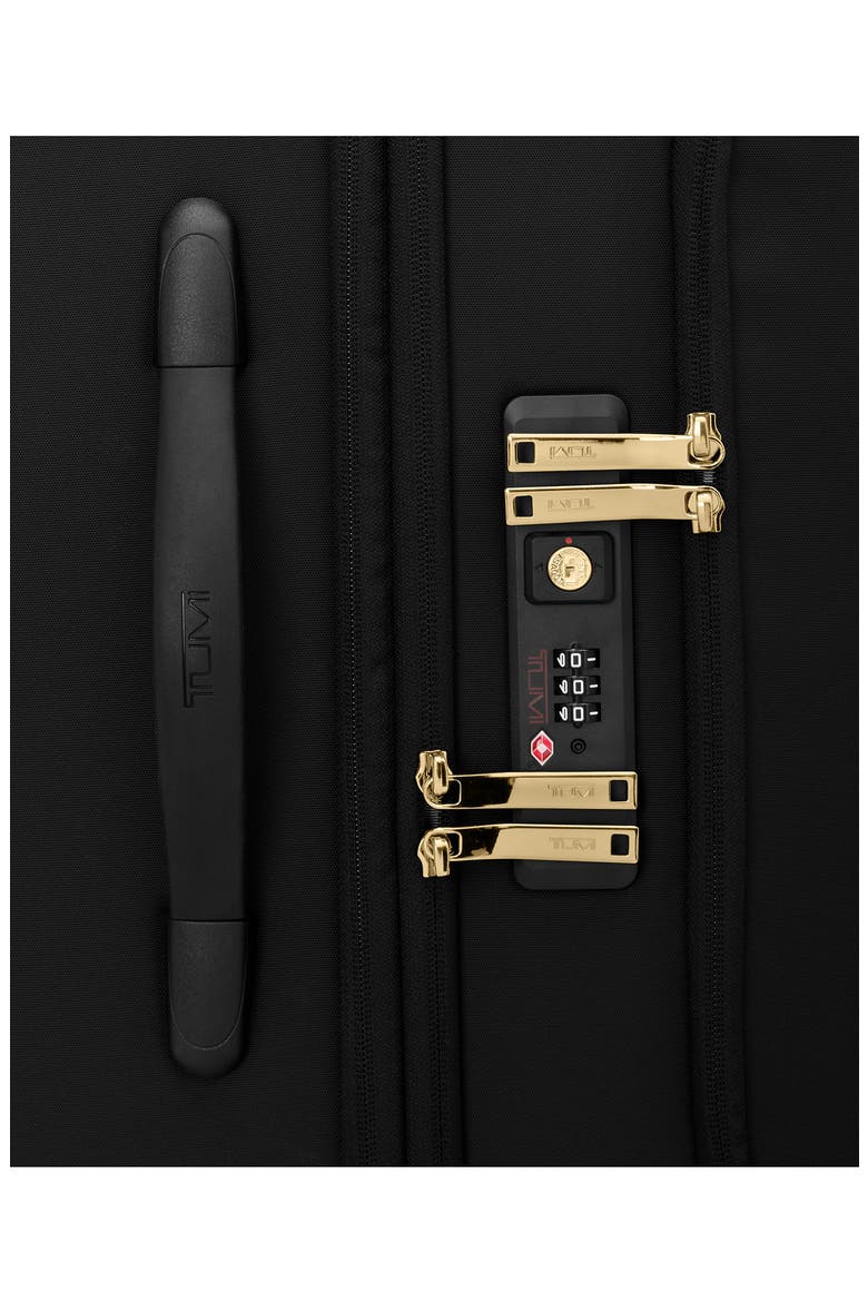 Voyageur Léger Medium Dual Access Expandable Checked Luggage, Alternate, color, BLACK/ GOLD