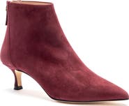 Bruno Magli Francesca Pointed Toe Kitten Heel Bootie