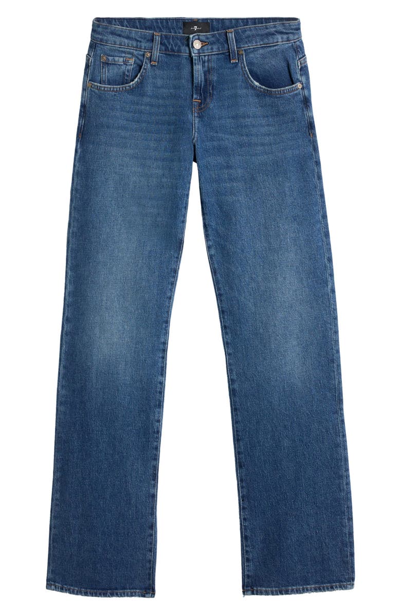 7 For All Mankind Low Rise Straight Leg Jeans, Alternate, color, Explorer