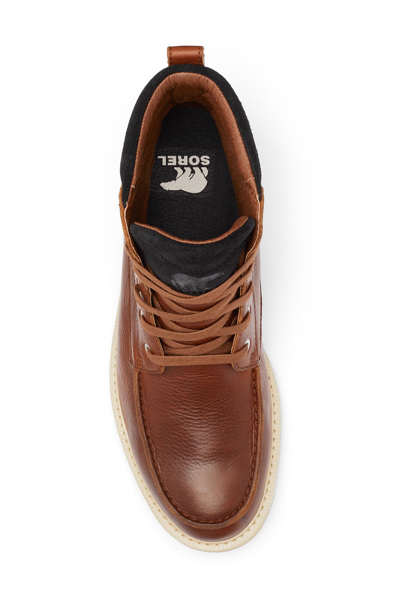 Madson II Moc Toe Waterproof Boot, Alternate, color, GAUCHO TAN/ OATMEAL