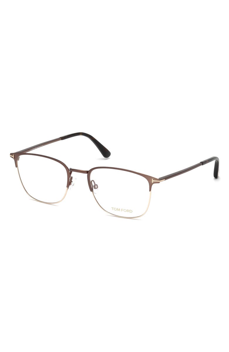 TOM FORD 54mm Square Optical Glasses, Alternate, color, 