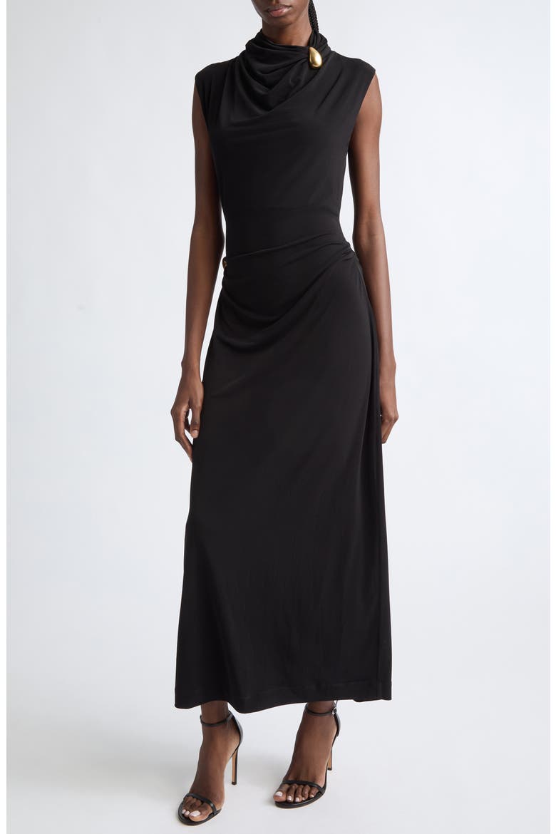 Betsy Jersey Dress, Main, color, BLACK