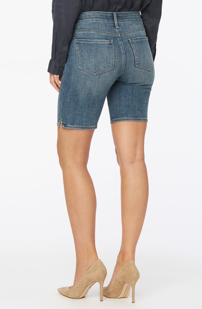 NYDJ Ella Side Slit Denim Shorts, Alternate, color, 