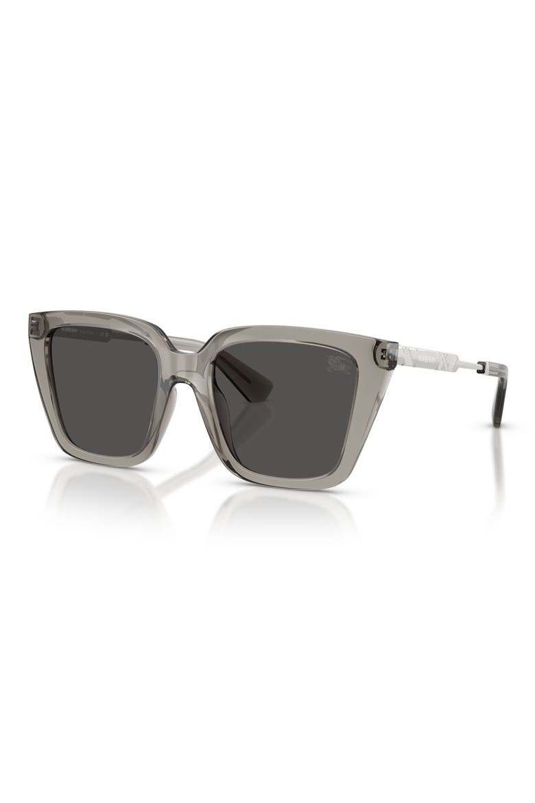 52mm Square Sunglasses, Alternate, color, GREY / DARK GREY