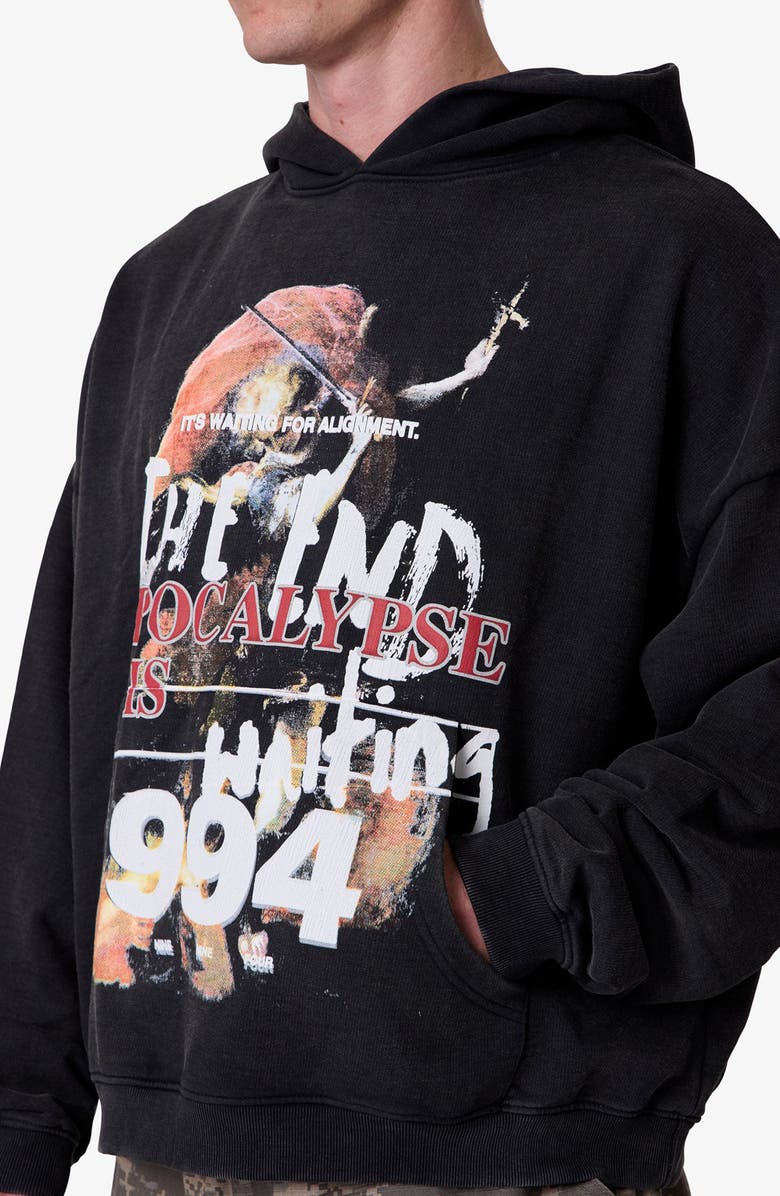 mnml The End Graphic Hoodie, Alternate, color, 