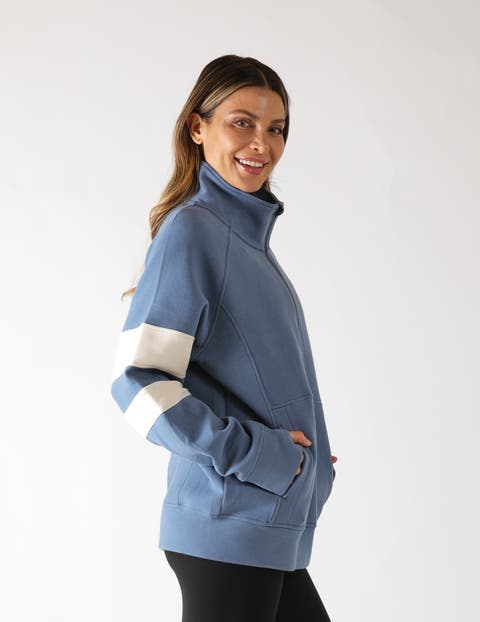 Prodigous Scuba Knit 1/4 Zip Up Jacket