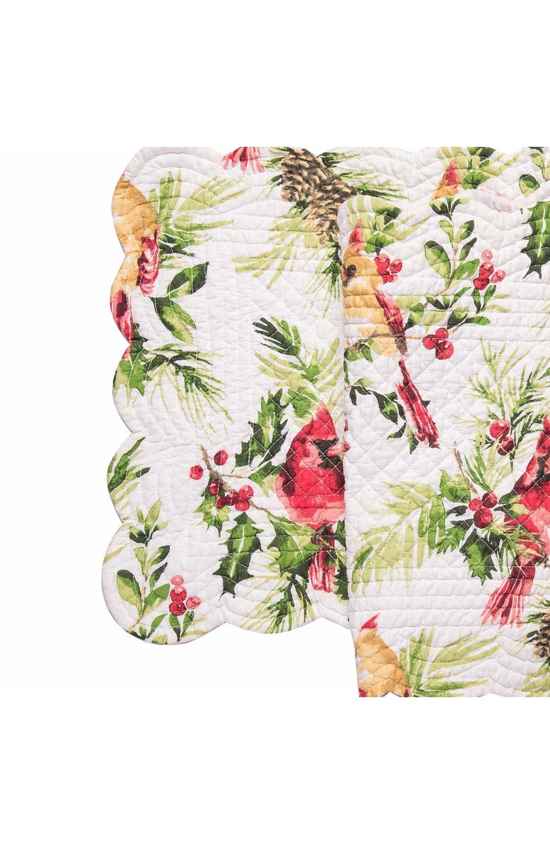 C&F Home Ruby Cardinal Table Runner 14" x 51", Alternate, color, Yellow