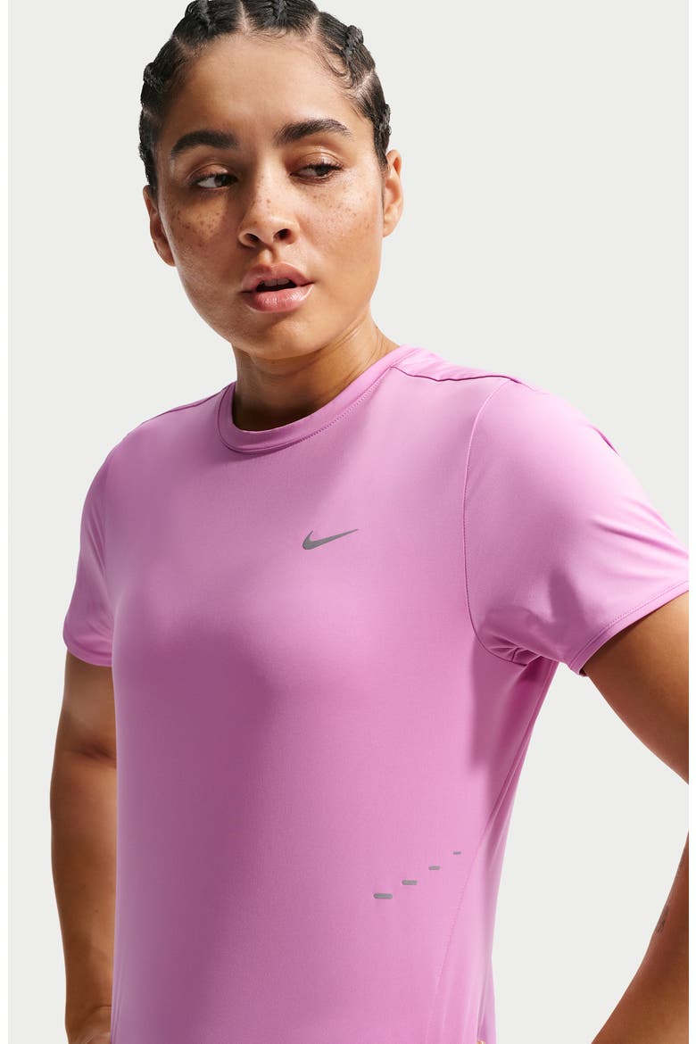 Swift Dri-FIT Short Sleeve Running Top, Alternate, color, LIGHT MAGENTA