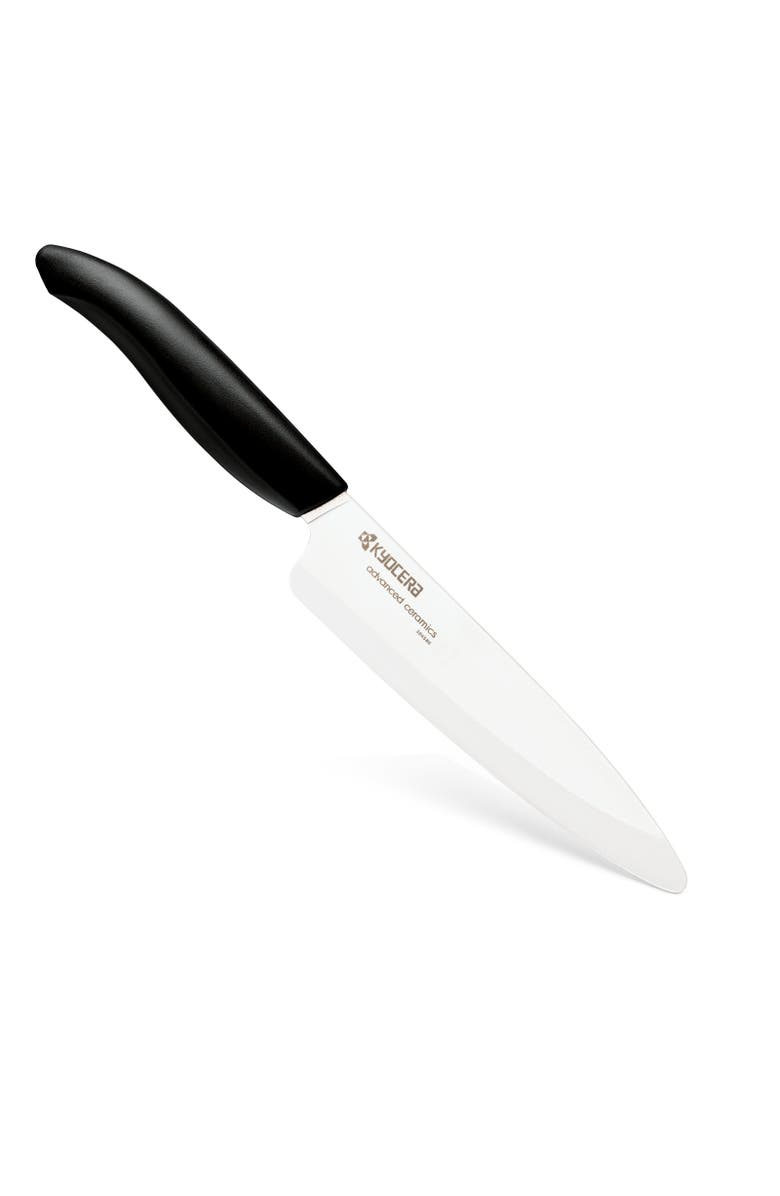 Kyocera Revolution Ceramic 5 Inch Slicing Knife, Main, color, Black