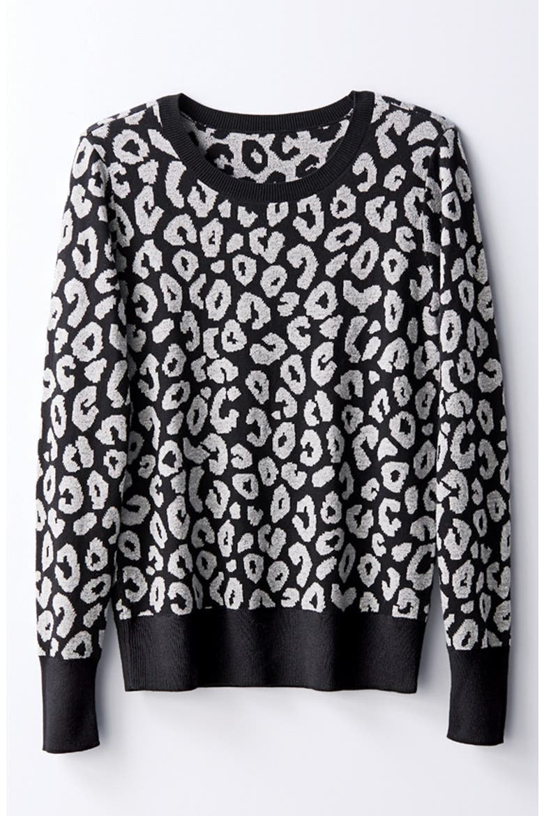 Crewneck Sweater, Alternate, color, GREY MULTI GEM PATTERN