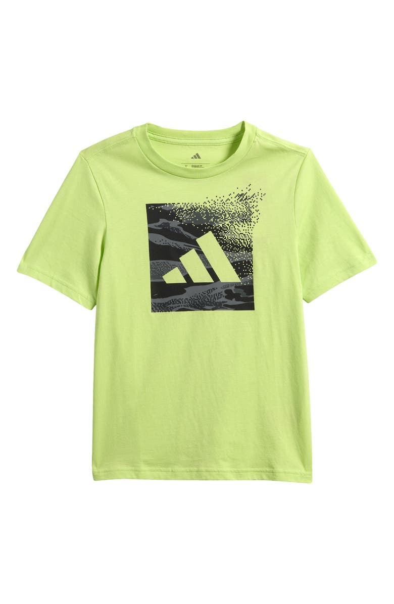 adidas Kids' Camo Box Logo Graphic T-Shirt, Main, color, 