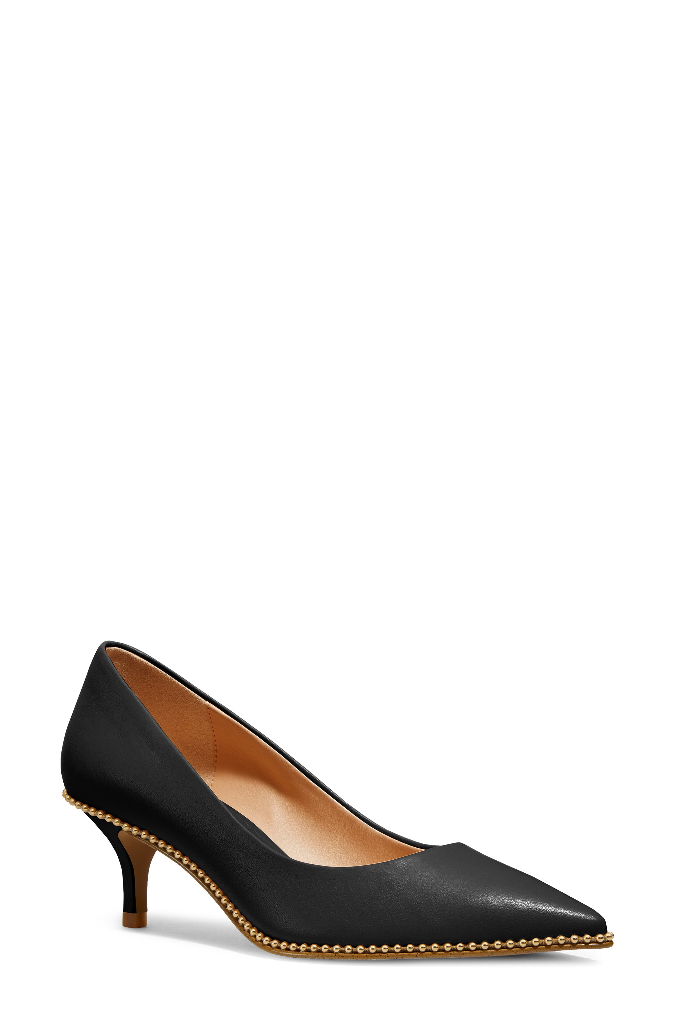 COACH Jackie Ball Chain Pointed Toe Pump, Main, color, 