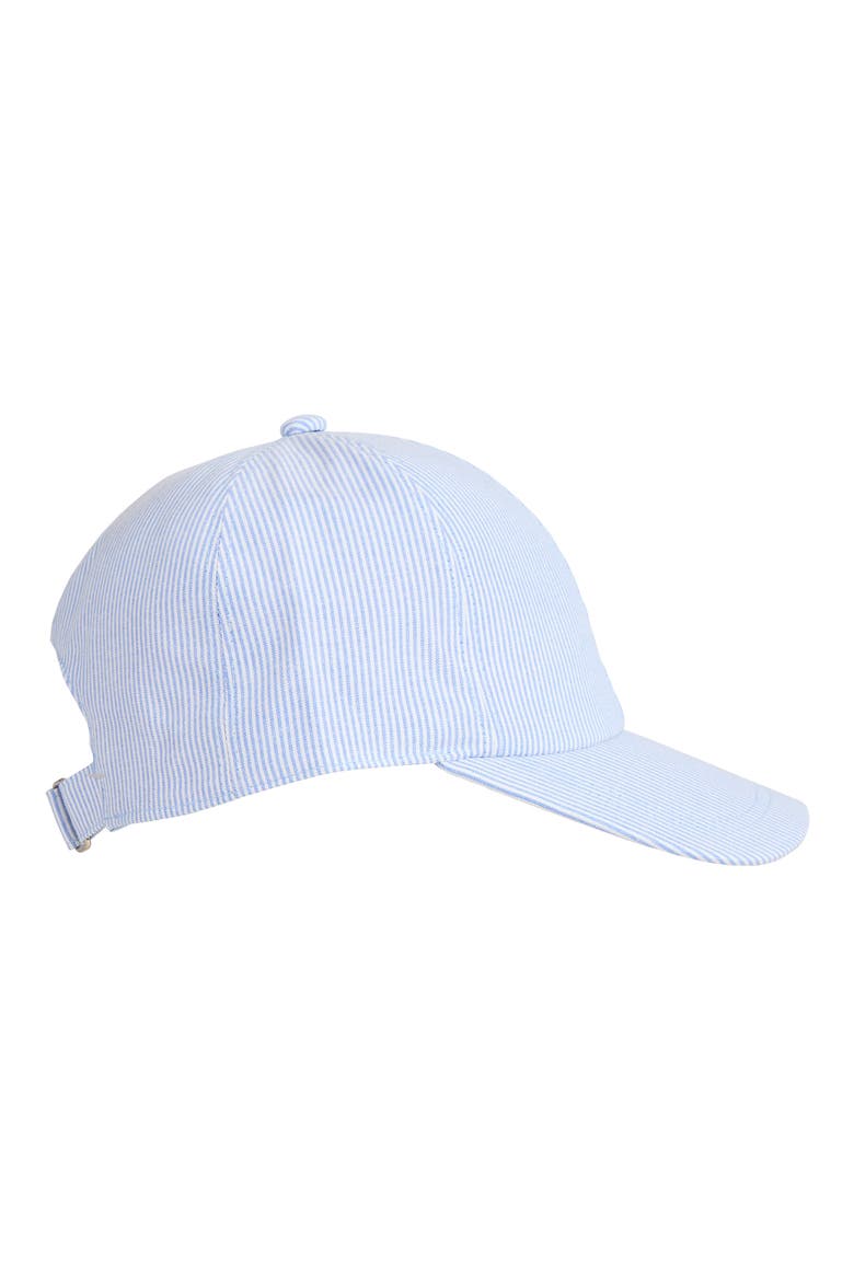Stripe Baseball Cap, Alternate, color, BLUE