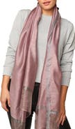 SAACHI Shimmer Border Scarf