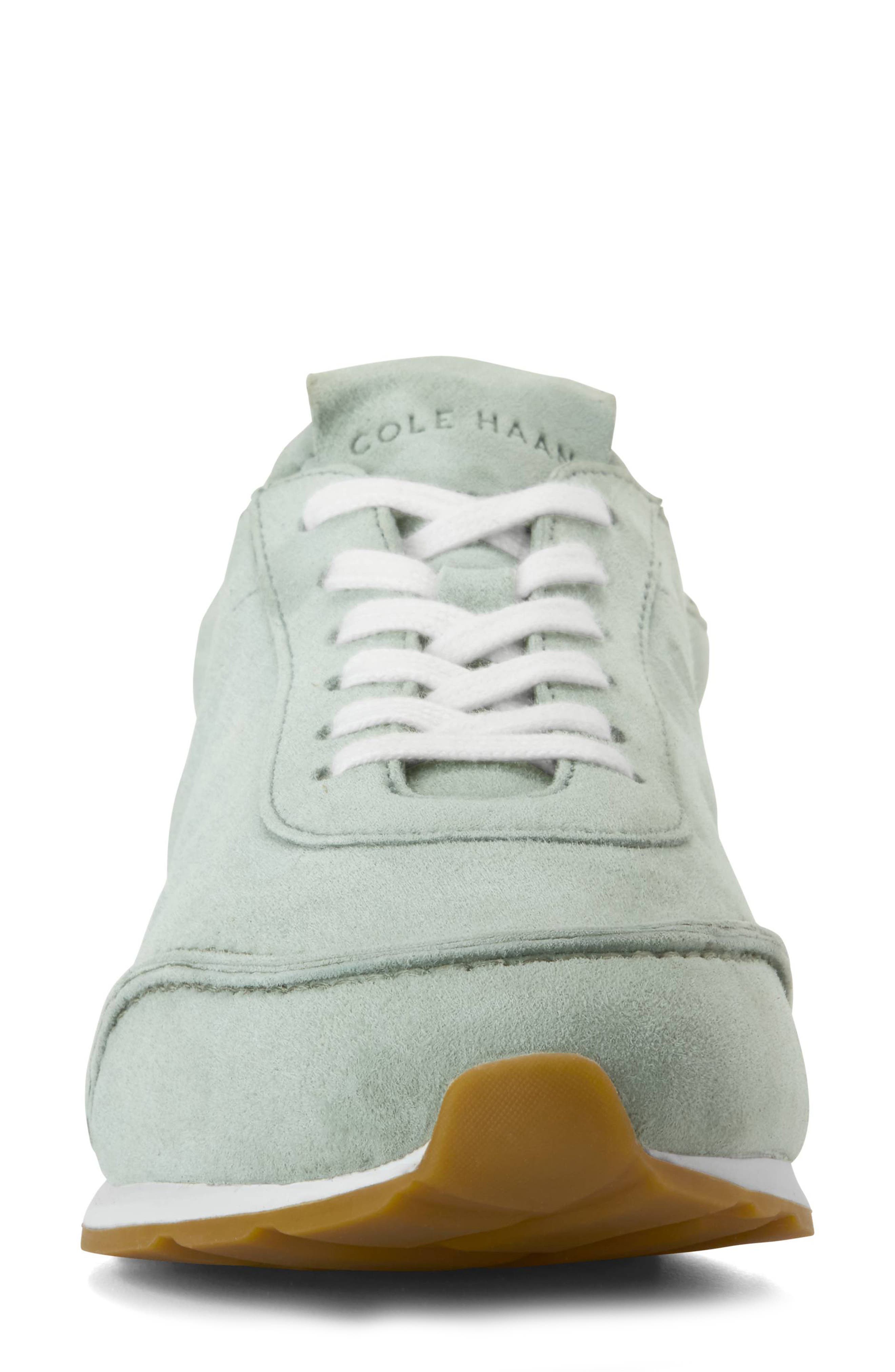 Cole Haan GrandPro Energy Weave Runner Shoe, Alternate, color, Lily Pad Leather/ Satin