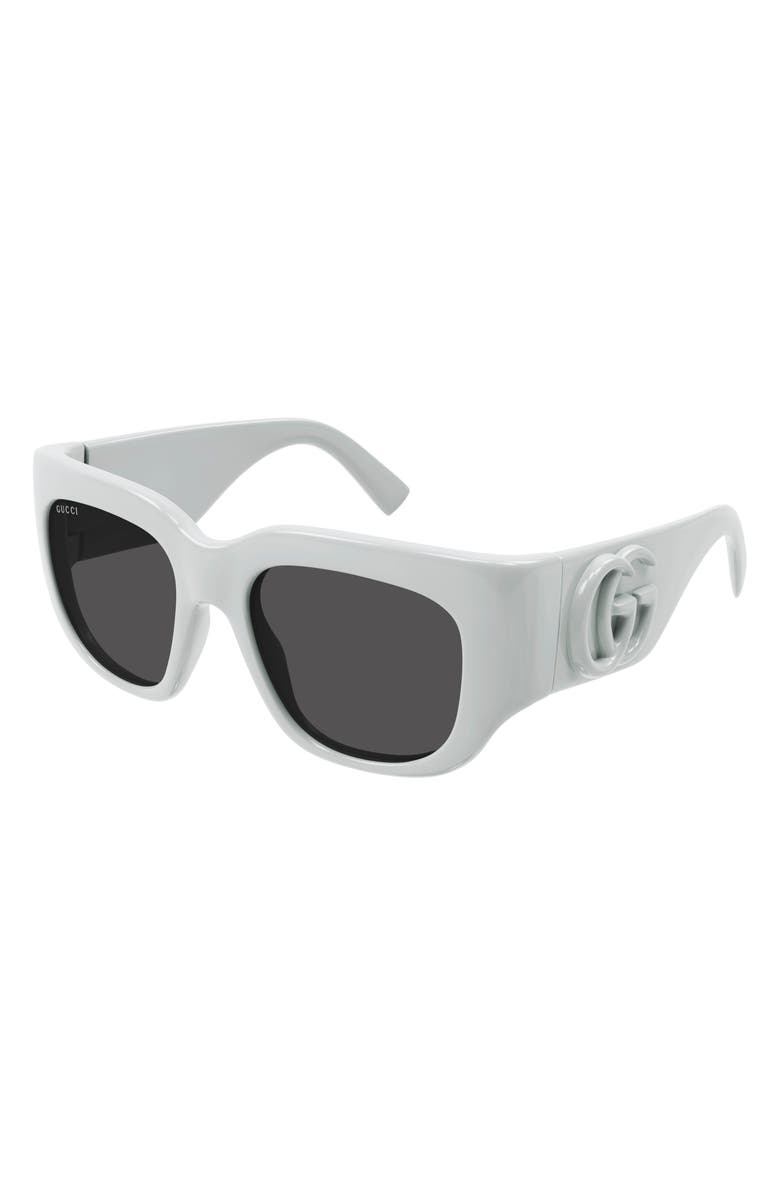 Gucci 53mm Square Sunglasses, Alternate, color, 