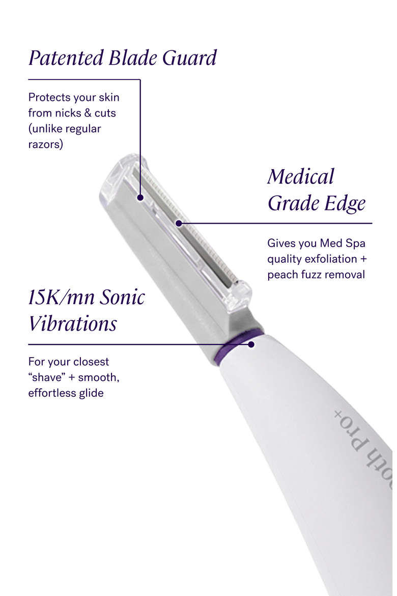 Sonicsmooth At-home Sonic Dermaplaning System, Alternate, color, Reflects all light fully.