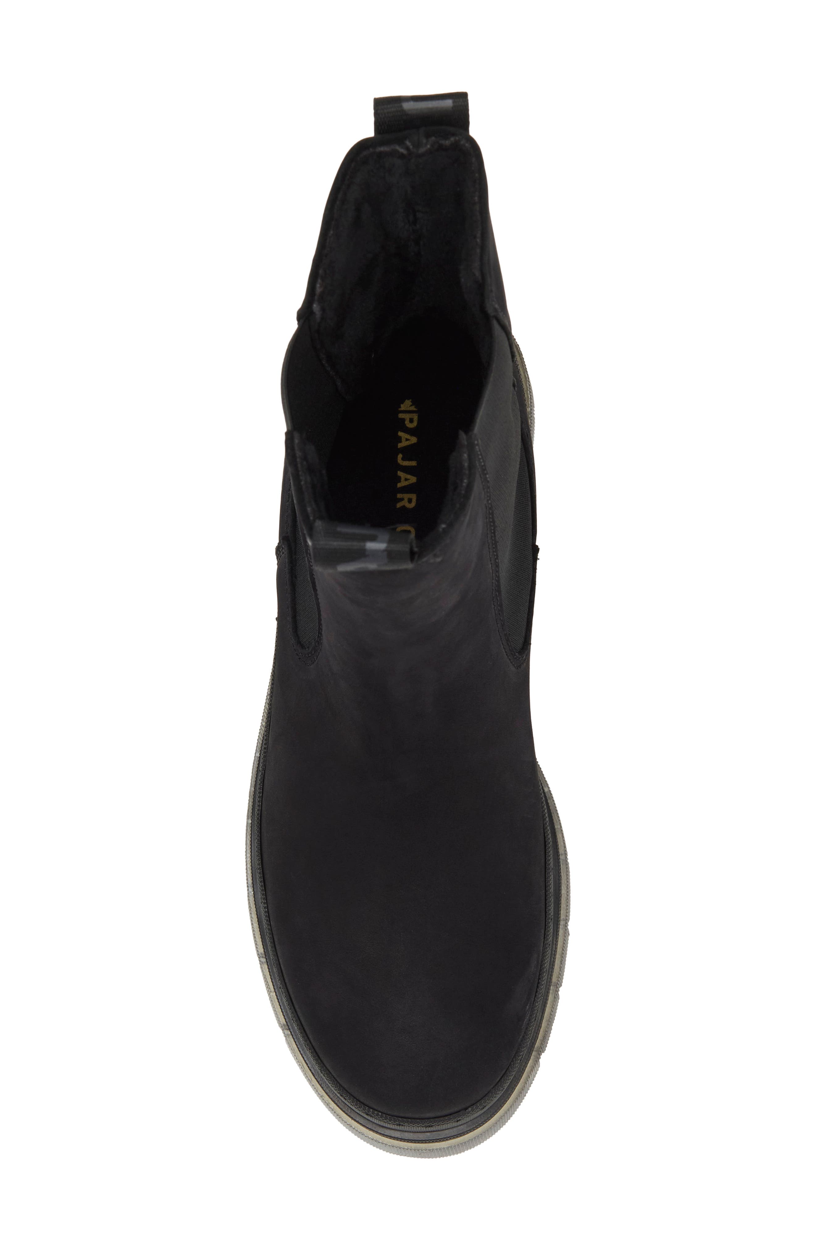 Mariana Leather Chelsea Boot, Alternate, color, BLACK