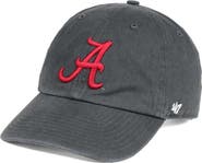 '47 Men's '47 Charcoal Alabama Crimson Tide Vintage Clean Up Adjustable Hat