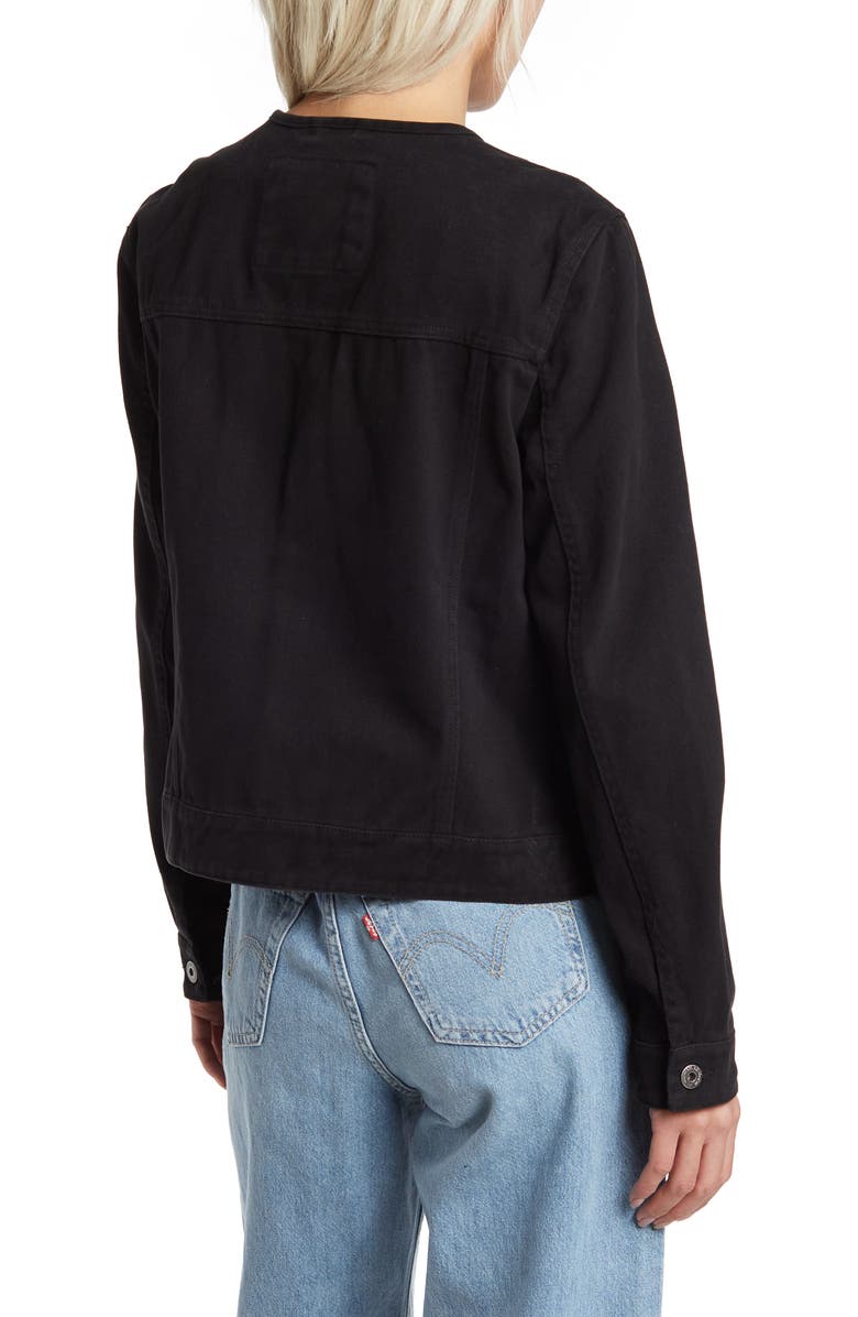 Levi's<sup>®</sup> Collarless Denim Trucker Jacket, Alternate, color,